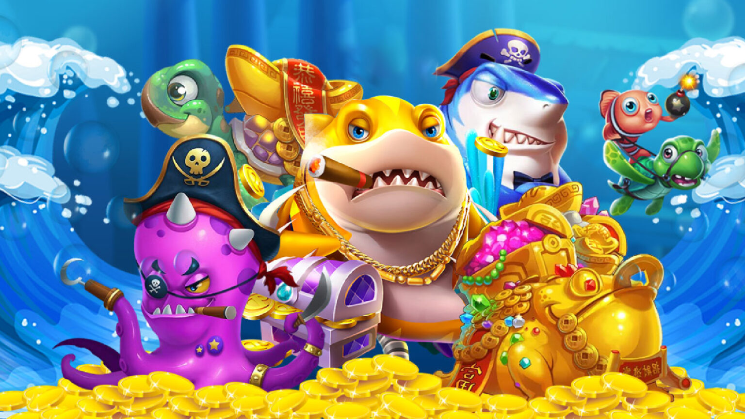 ภาพเกมยิงปลาสำหรับหน้าเกมทั้งหมดของ superslotwallet